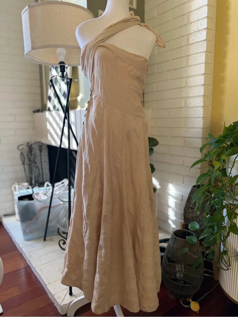 Free People flowing beige